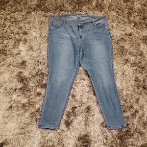 Mid-Rise Plus-Size Super Skinny Ankle Jeans